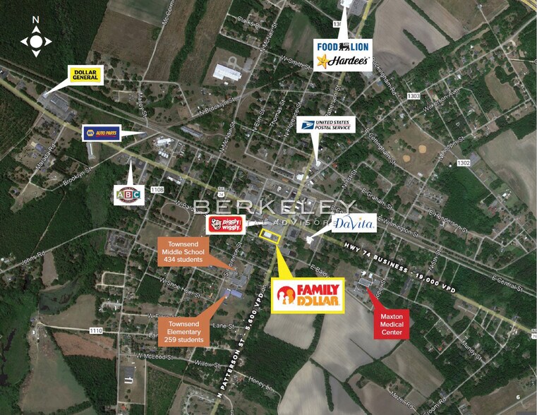 10971 Carolina St, Maxton, NC 28364 Family Dollar