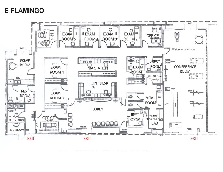 2285 E Flamingo Rd, Las Vegas, NV for lease - Floor Plan - Image 3 of 15