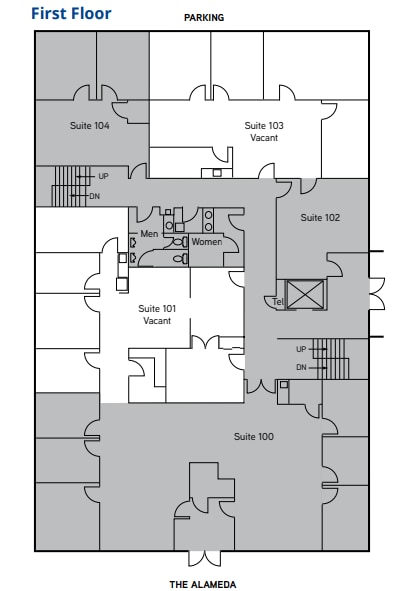 1600 The Alameda, San Jose, CA for sale Floor Plan- Image 1 of 4