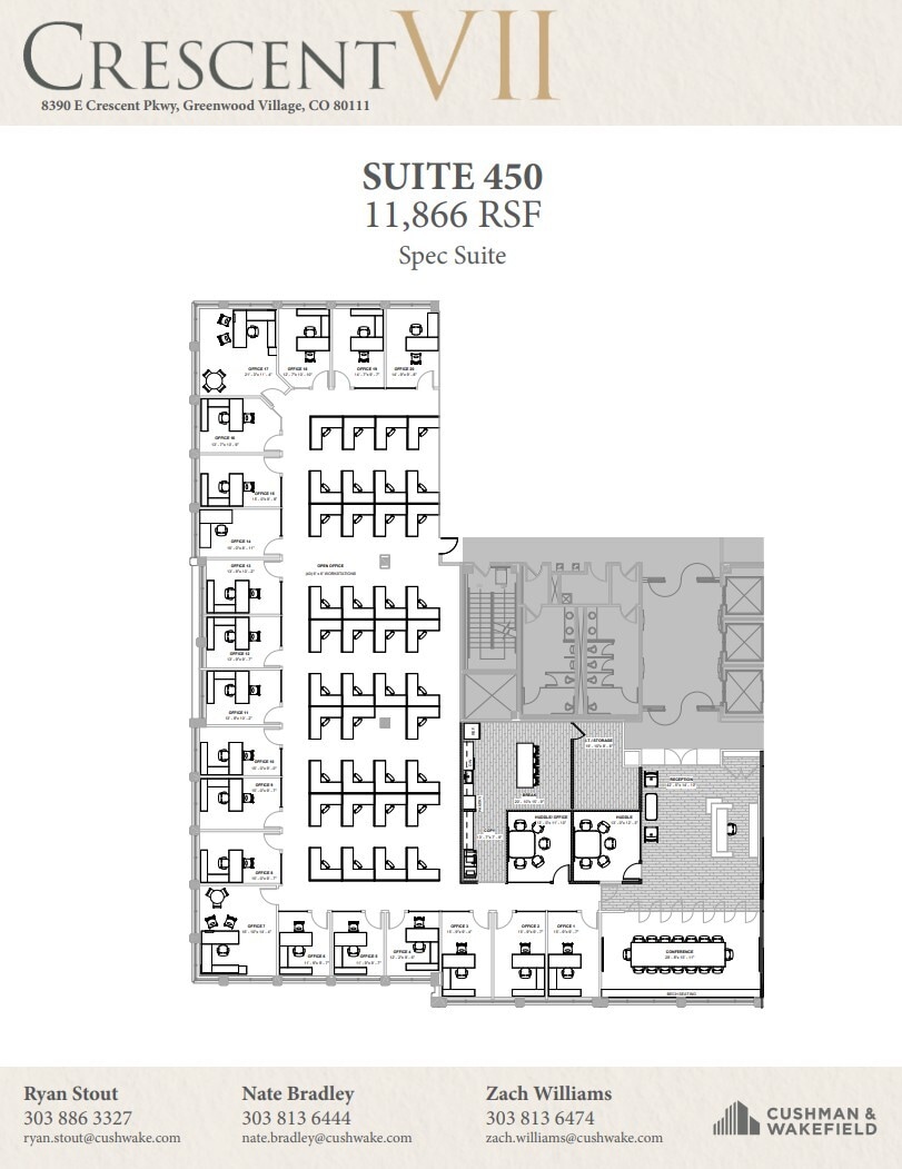 8390 E Crescent Pky, Greenwood Village, CO for lease Floor Plan- Image 1 of 1