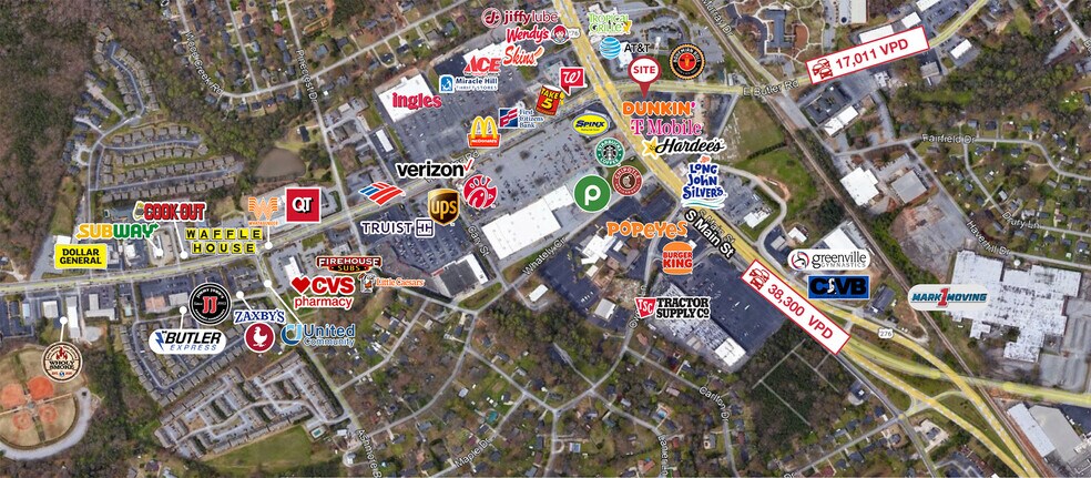 101 S Main St, Mauldin, SC for lease - Building Photo - Image 3 of 5