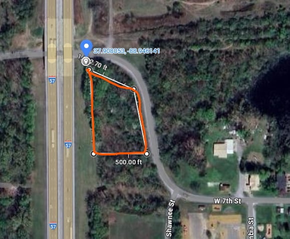 1207 W 7th St, West Frankfort, IL for sale - Aerial - Image 1 of 1