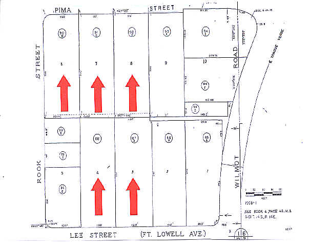 6238-6246 E Pima St, Tucson, AZ for sale - Plat Map - Image 2 of 15