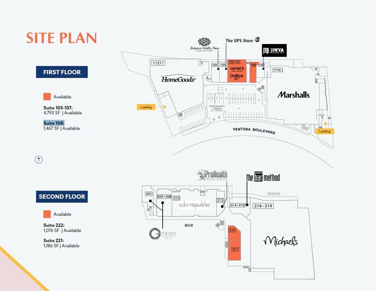 11211-11239 Ventura Blvd, Studio City, CA for lease - Site Plan - Image 2 of 17