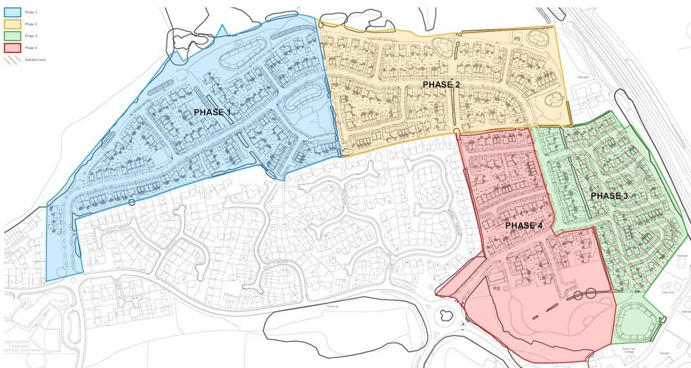 Ffordd Cefn Yr Hendy, Pontyclun for sale - Site Plan - Image 3 of 3