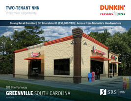 Dunkin' & Frankie's Pizza - Greenville SC - Drive Through Restaurant