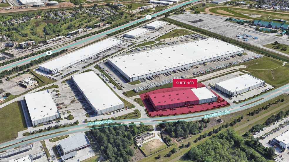 8550 Fallbrook Dr, Houston, TX for lease - Aerial - Image 2 of 5