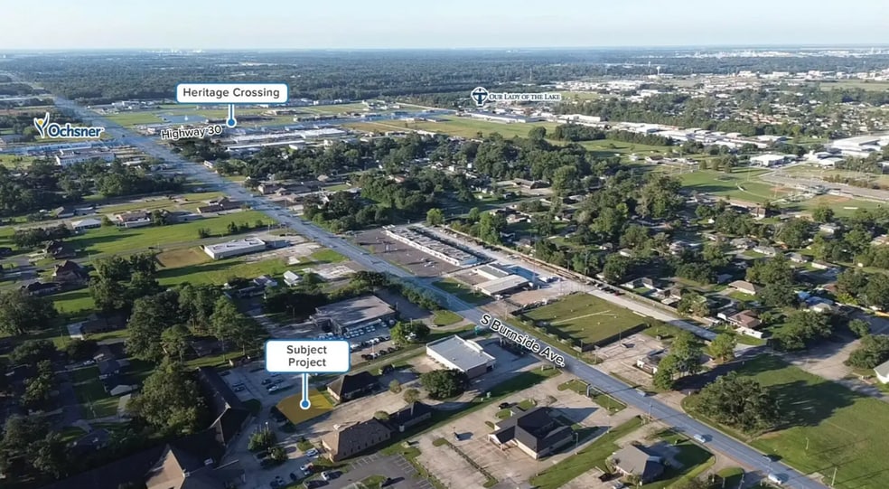 1532 S Burnside Ave, Gonzales, LA for sale - Aerial - Image 2 of 2
