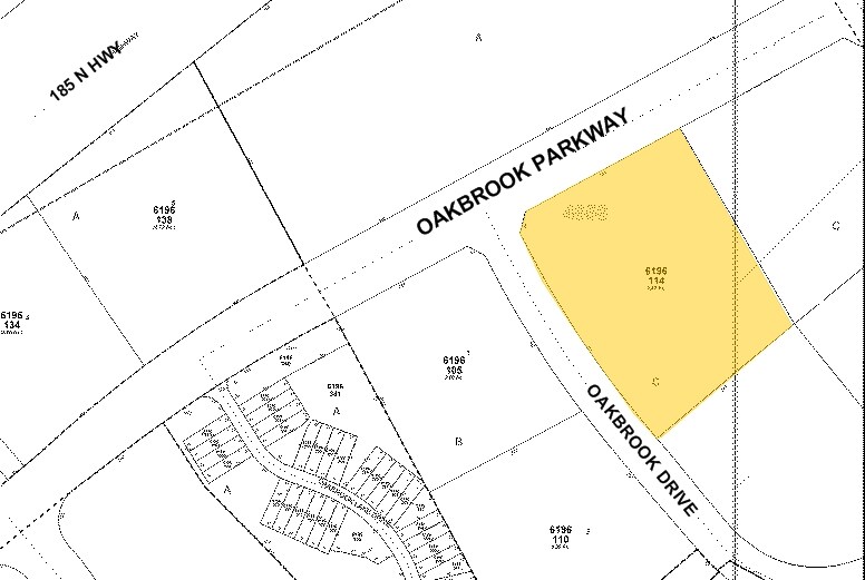 1721 Oakbrook Dr, Norcross, GA for lease - Plat Map - Image 2 of 5