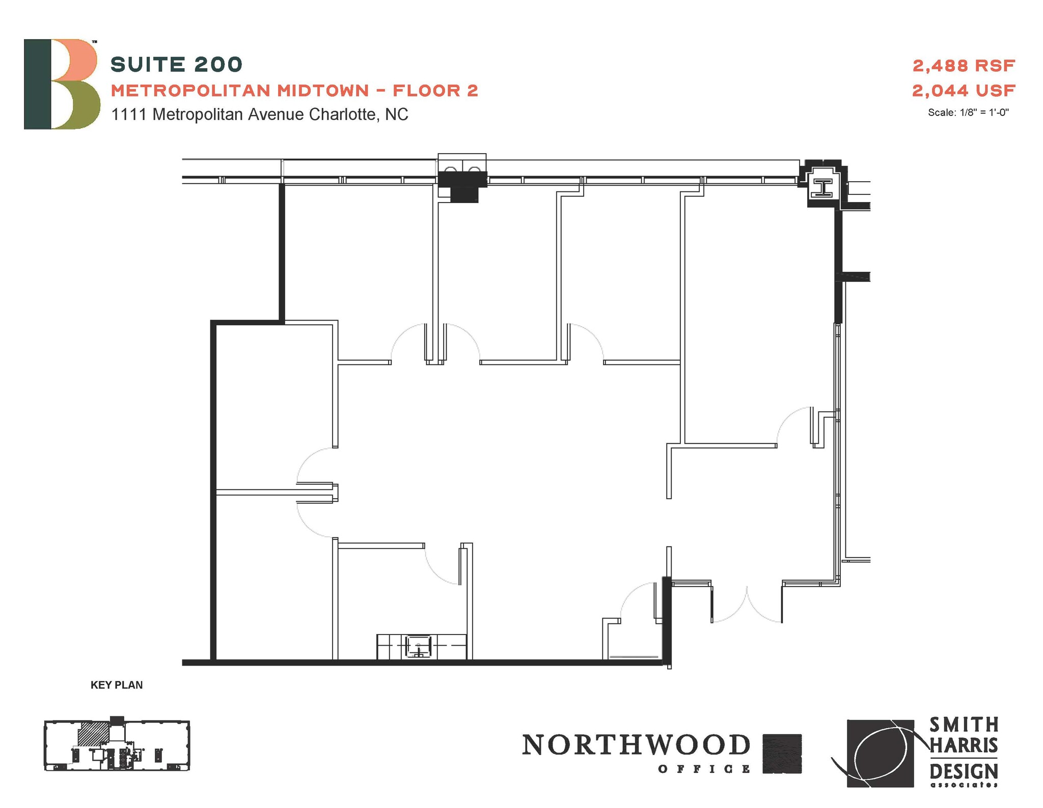 1111 Metropolitan Ave, Charlotte, NC for lease Floor Plan- Image 1 of 1