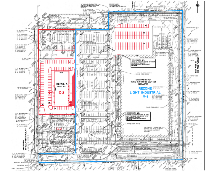 12100 Inkster Rd, Redford, MI for lease - Site Plan - Image 2 of 3