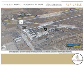 3780 E Dale Ave, Henderson, NV - AERIAL  map view