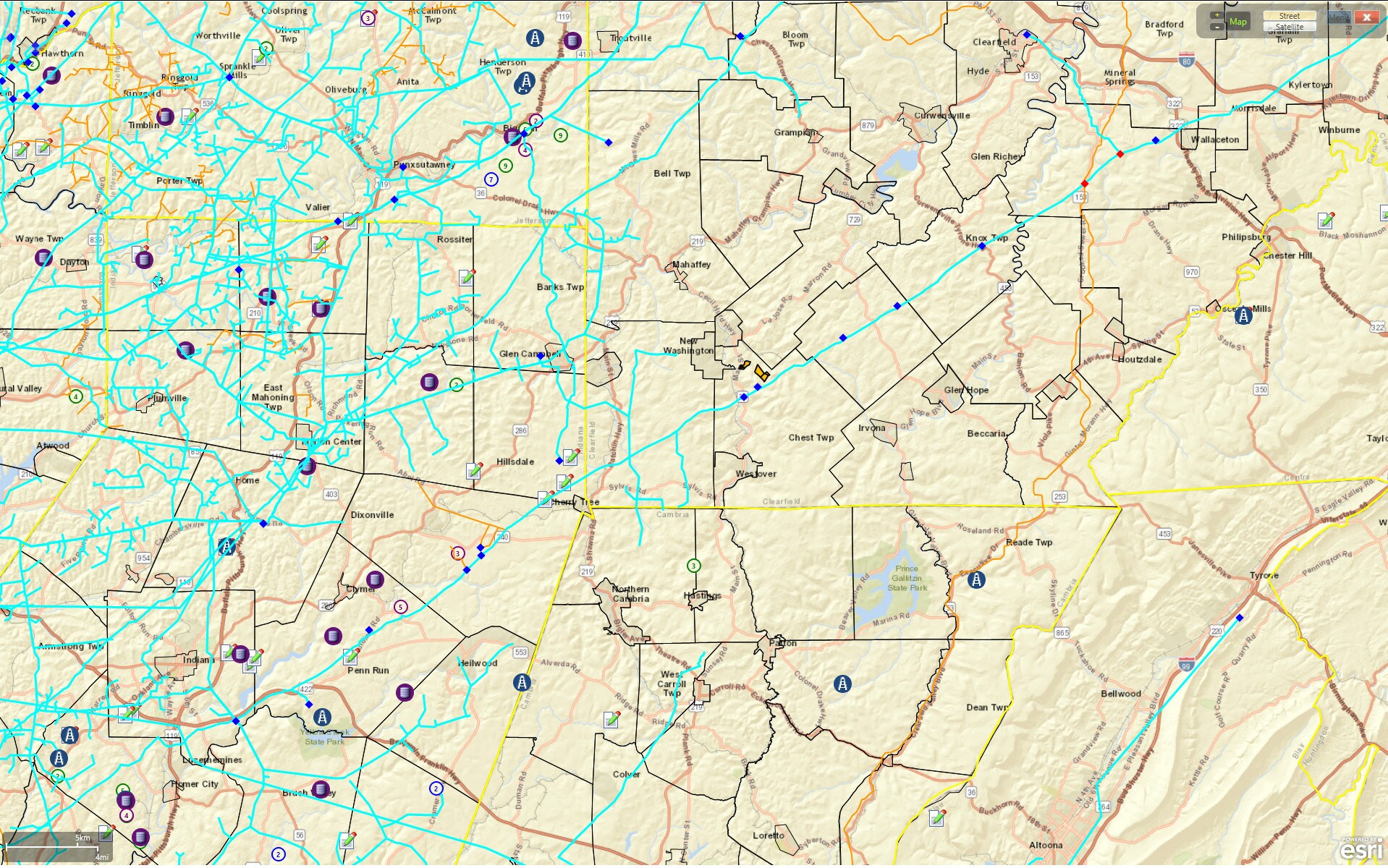 Cecil Hurd Highway And Main Street, Mahaffey, PA 15757
