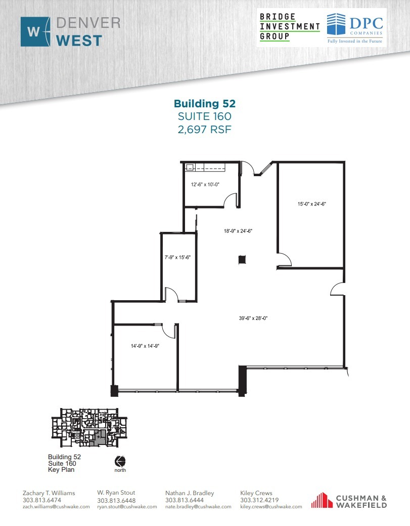 13949 W Colfax Ave, Lakewood, CO for lease Floor Plan- Image 1 of 1