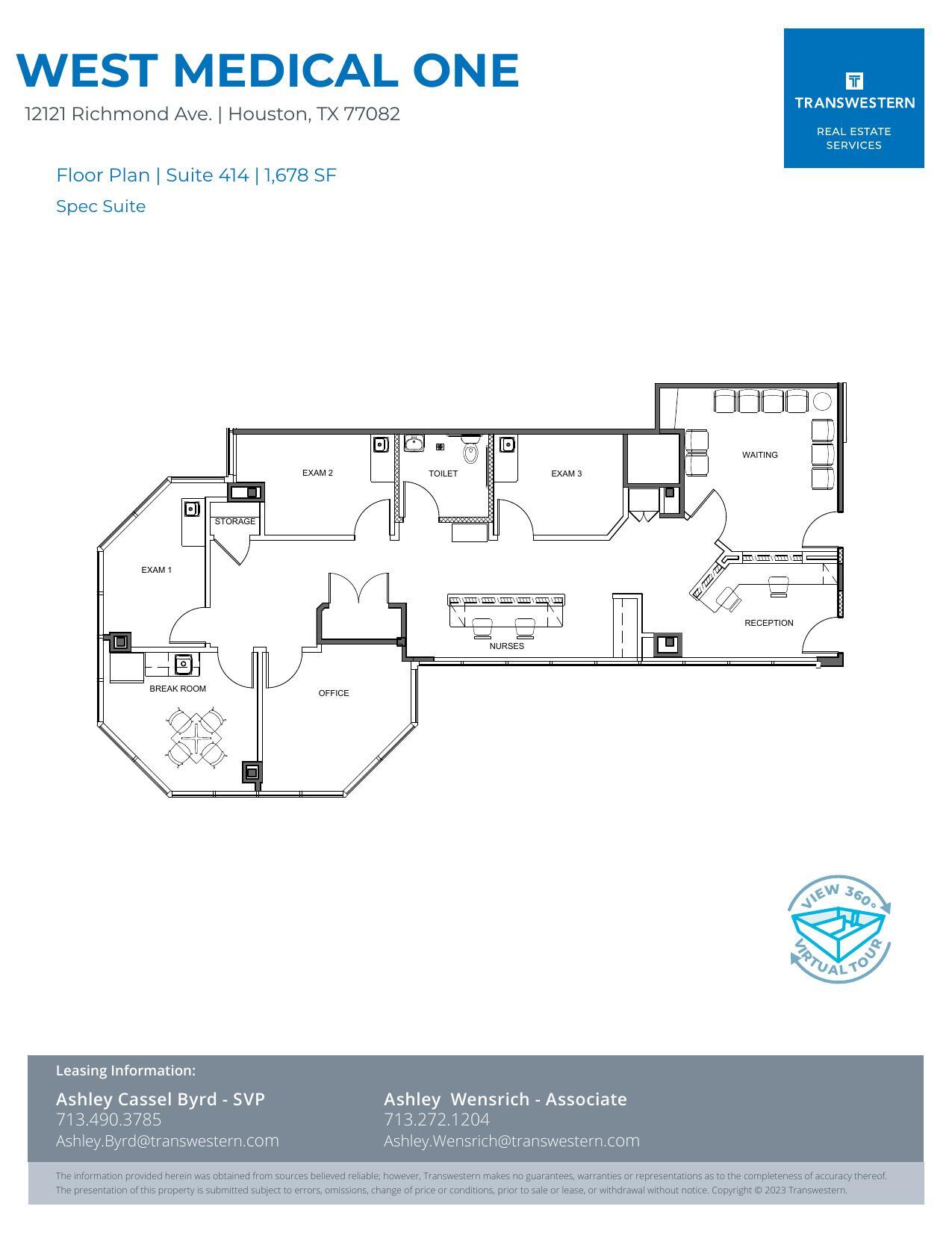 12121 Richmond Ave, Houston, TX for lease Floor Plan- Image 1 of 1