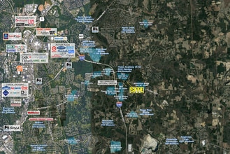 Buffaloe Rd And Forestville Rd, Raleigh, NC - AERIAL map view