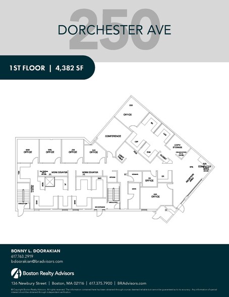 250 Dorchester Ave, Boston, MA for lease - Floor Plan - Image 2 of 5