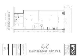 41-71 N Burbank Dr, Montgomery, AL for lease Floor Plan- Image 2 of 2