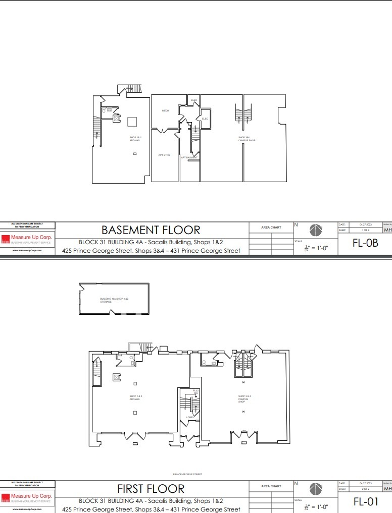 425 Prince George St, Williamsburg, VA for lease Floor Plan- Image 1 of 1