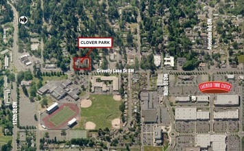 10828 Gravelly Lake Dr SW, Lakewood, WA - AERIAL map view