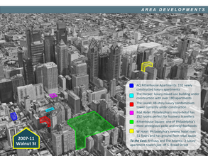 2007-2011 Walnut St, Philadelphia, PA - aerial  map view - Image1