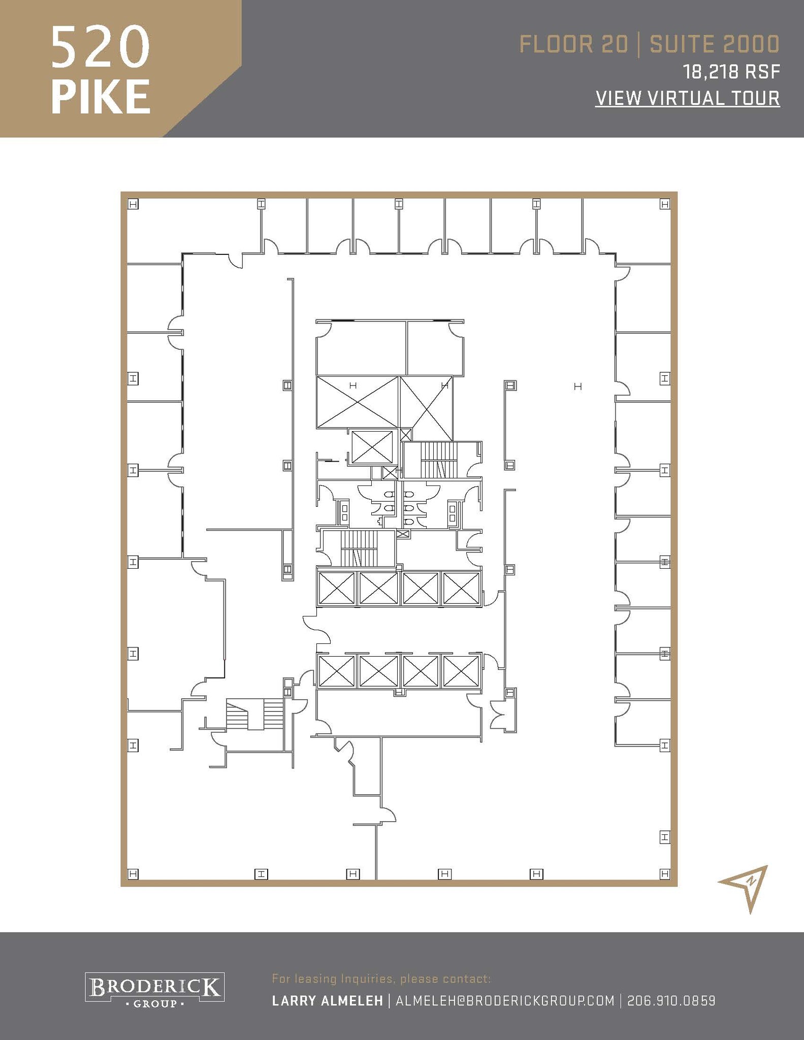 520 Pike St, Seattle, WA for lease Floor Plan- Image 1 of 1