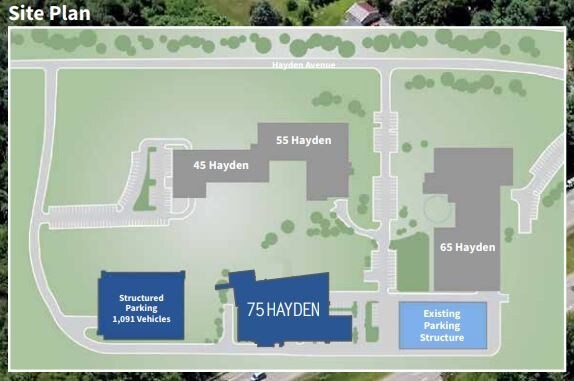 75 Hayden Ave, Lexington, MA for sale Site Plan- Image 1 of 1