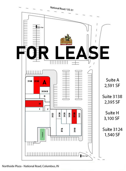 3136 N National Rd, Columbus, IN for lease - Building Photo - Image 2 of 42