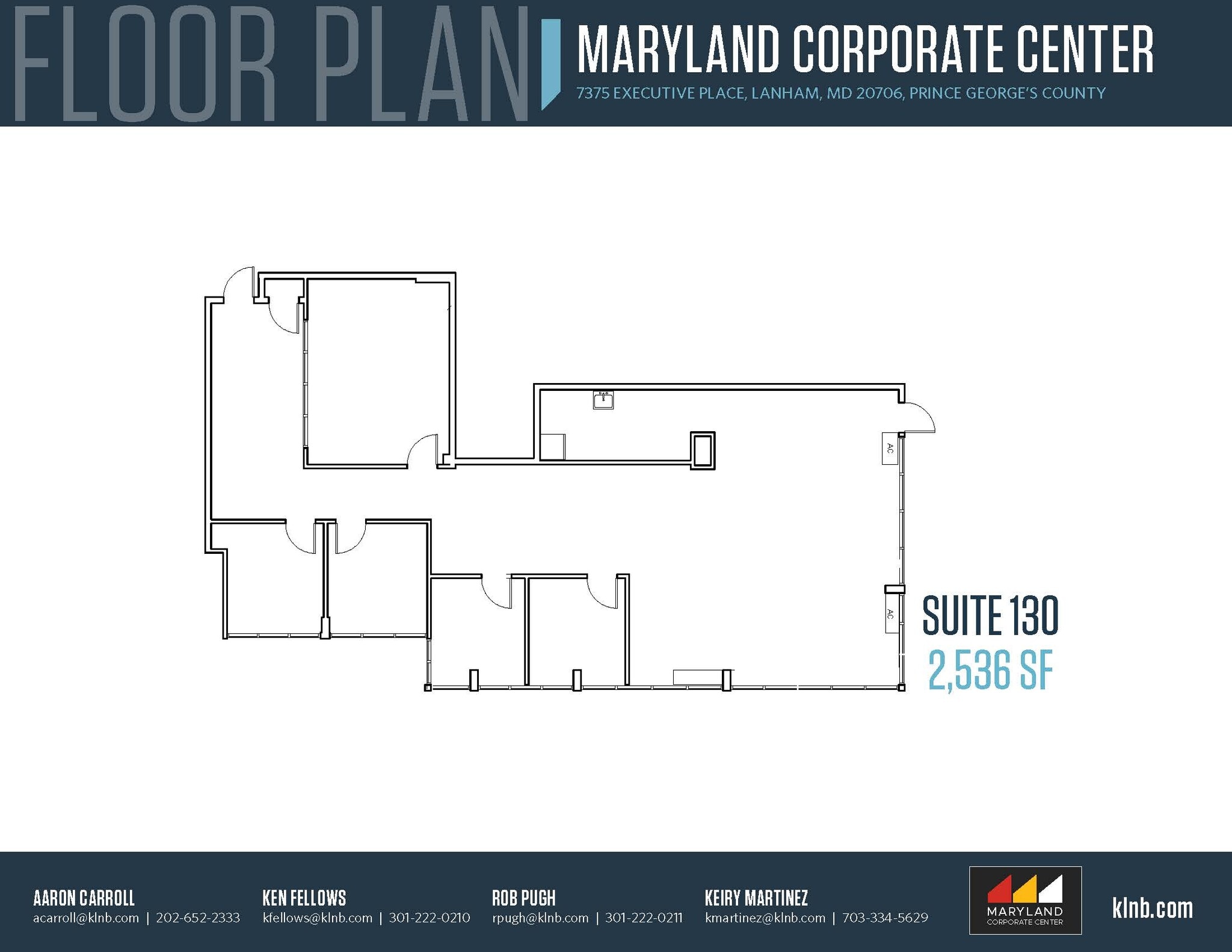 7375 Executive Pl, Lanham, MD for lease Floor Plan- Image 1 of 1