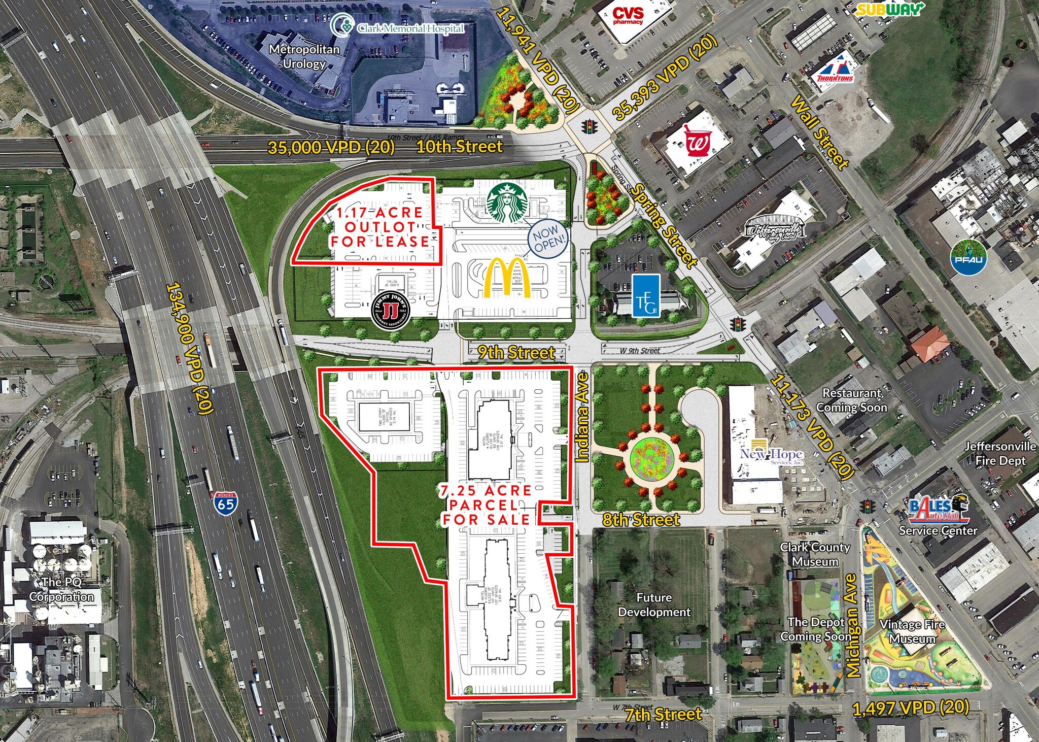 10th Street & Spring St, Jeffersonville, IN 47130 Jeffersonville