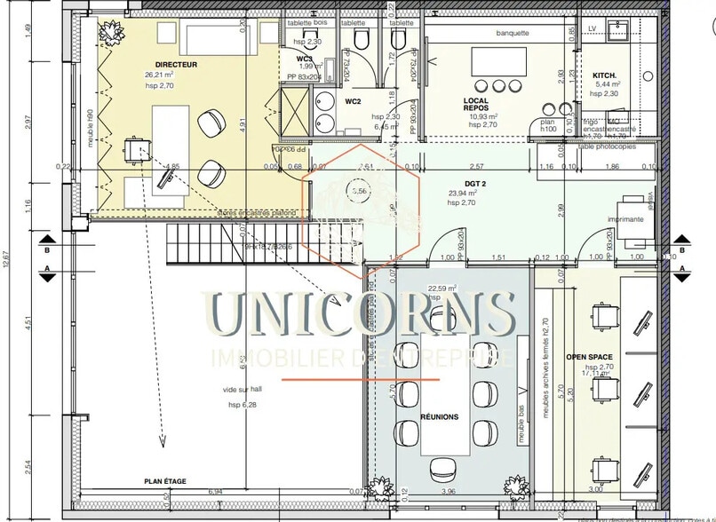 Office in Portet-sur-Garonne for sale - Floor Plan - Image 3 of 13