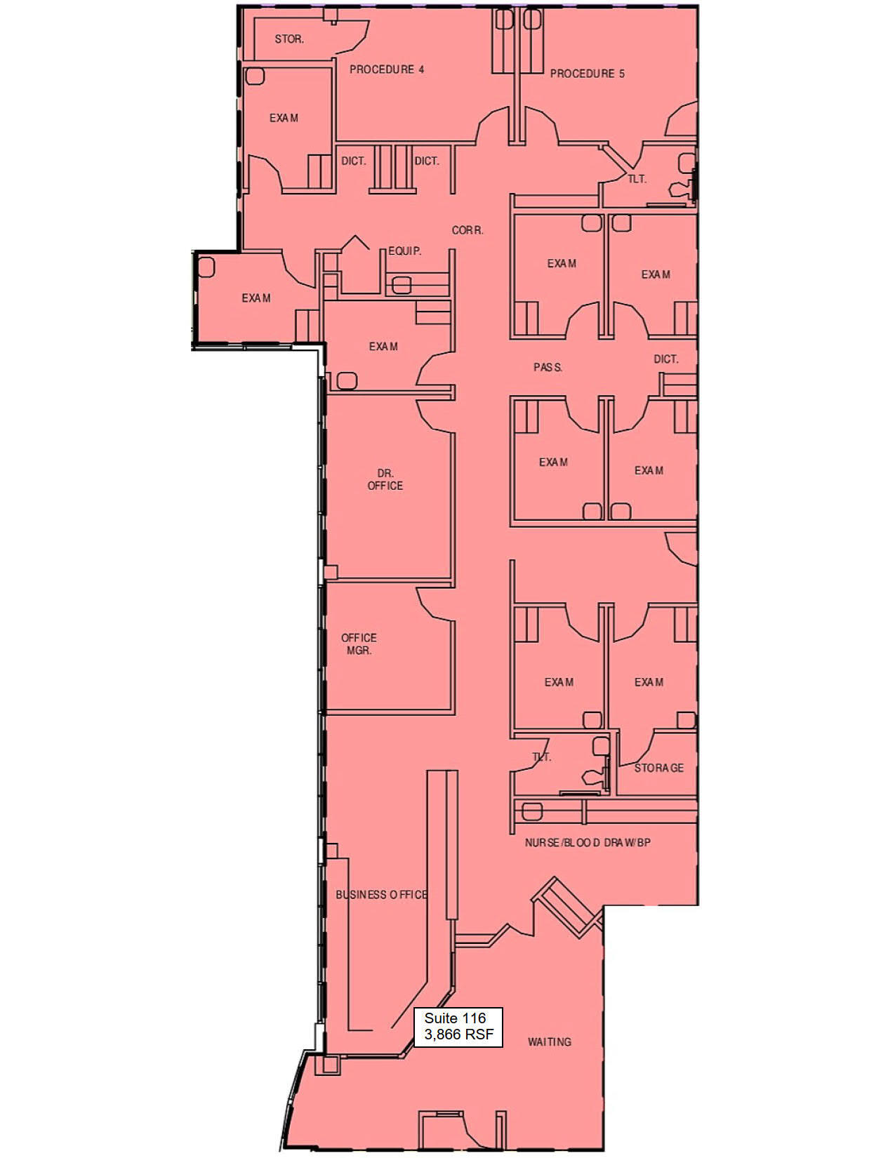 44055 Riverside Pky, Leesburg, VA for lease Floor Plan- Image 1 of 1