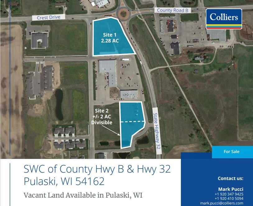 SWC County Hwy B & Hwy 32, Pulaski, WI for sale Building Photo- Image 1 of 1