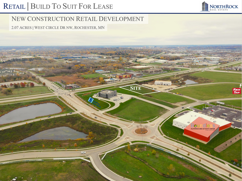 TBD W Circle, Rochester, MN for lease - Aerial - Image 1 of 5