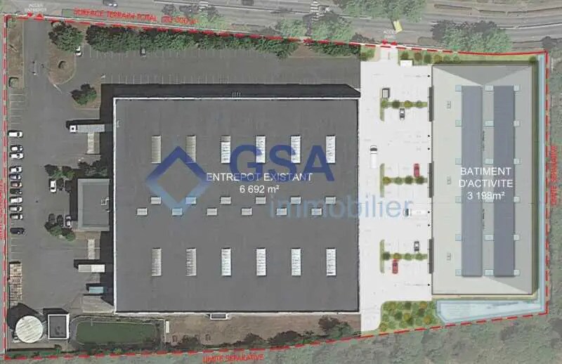 Flex in Saint-Michel-sur-Orge for lease Site Plan- Image 1 of 4