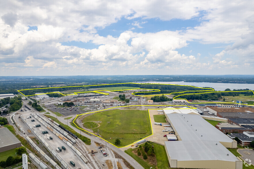 1002 Industrial Dr, Old Hickory, TN for lease - Aerial - Image 3 of 22