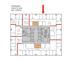 520 Newport Center Dr, Newport Beach, CA for lease Floor Plan- Image 2 of 2