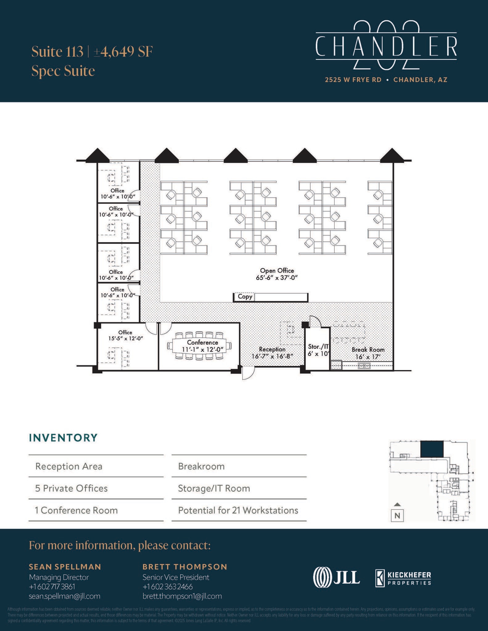 2525 W Frye Rd, Chandler, AZ for lease Floor Plan- Image 1 of 1