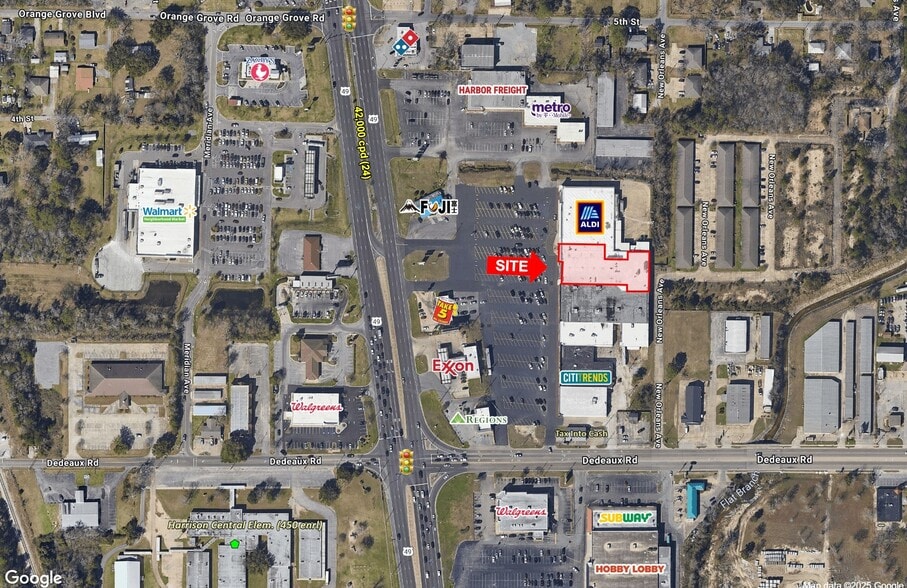 11312 Highway 49, Gulfport, MS for lease - Aerial - Image 2 of 3