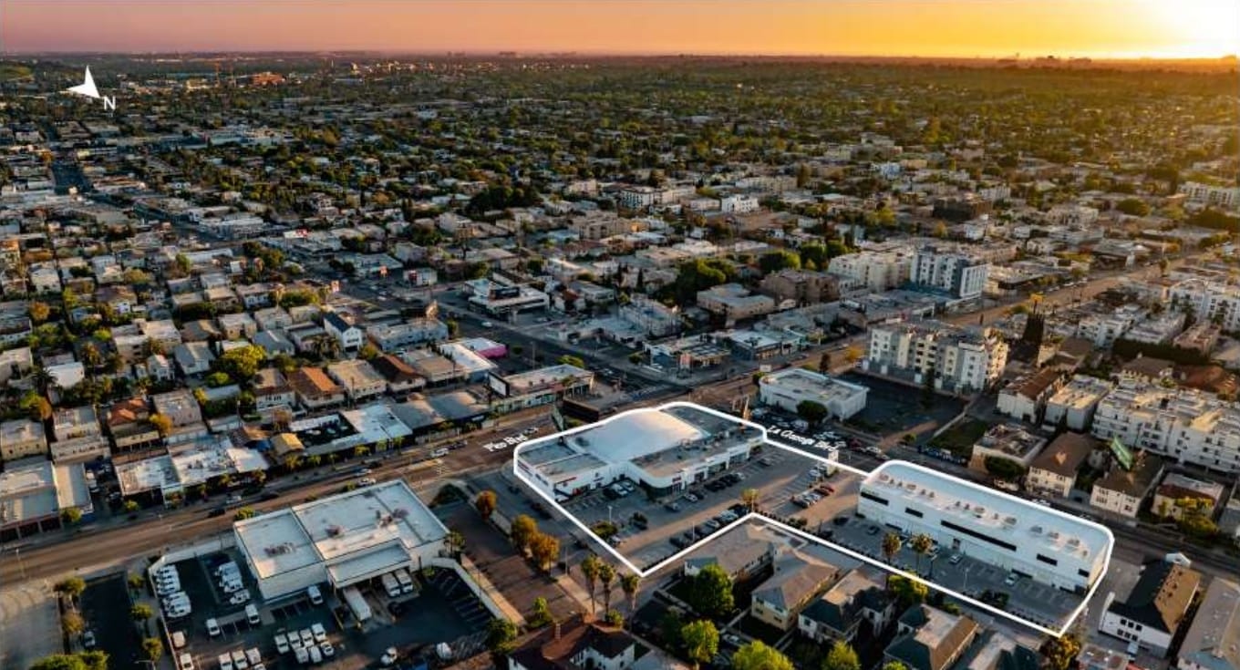 1260-1270 S La Cienega Blvd, Los Angeles, CA for lease Aerial- Image 1 of 2