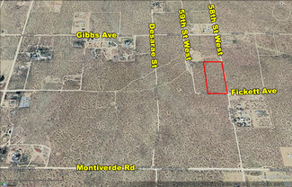 More details for Fickett Ave & 58th St West, Mojave, CA - Land for Sale