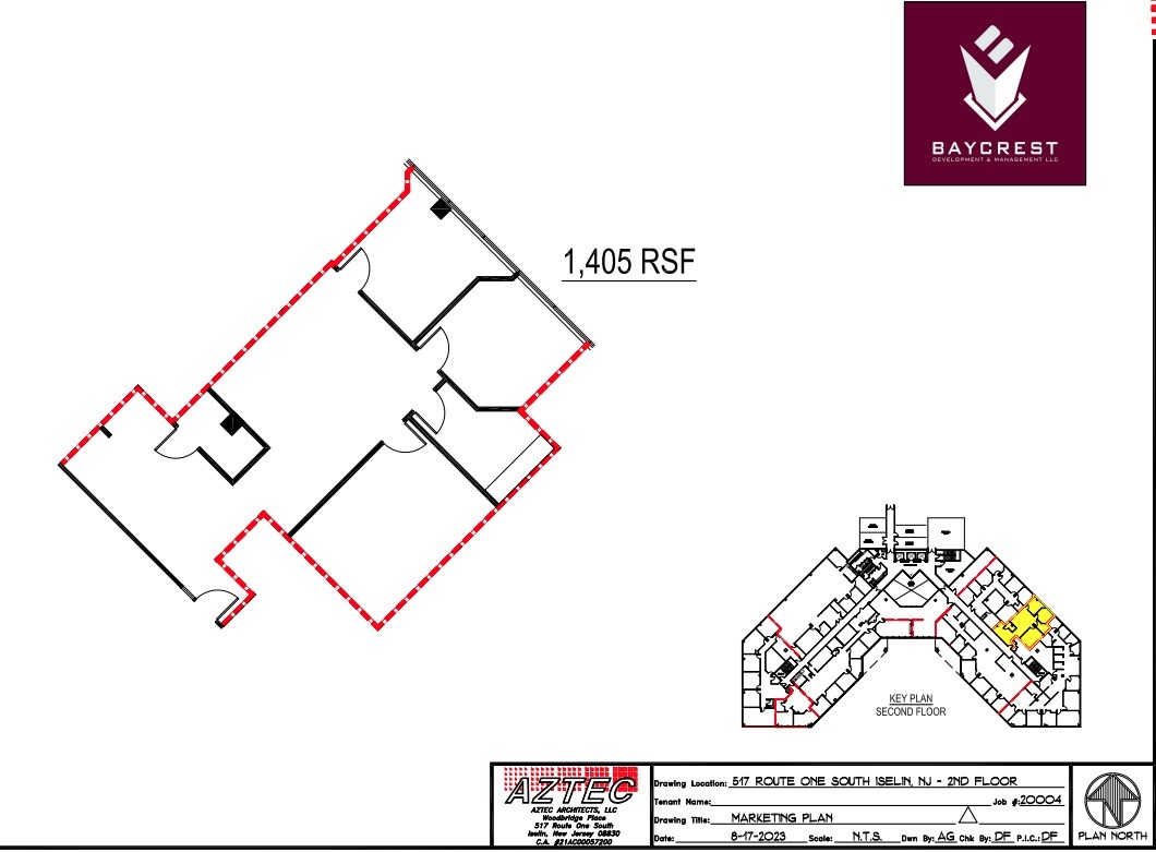 517 Route One South, Iselin, NJ for lease Floor Plan- Image 1 of 1