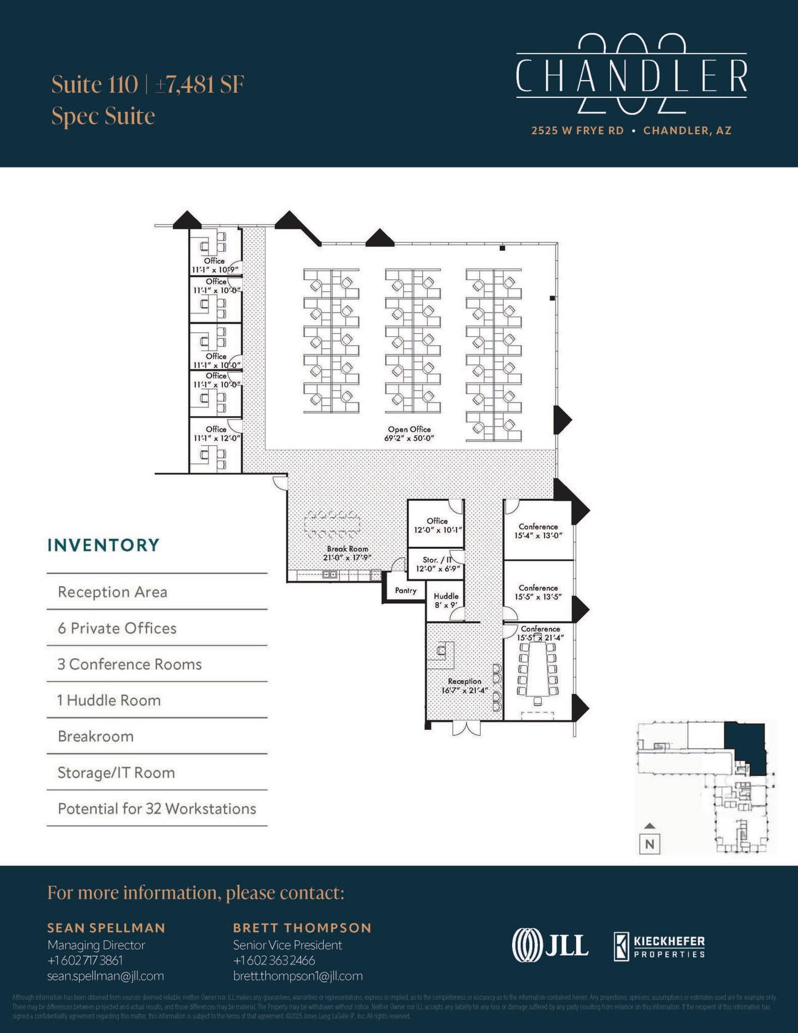 2525 W Frye Rd, Chandler, AZ for lease Floor Plan- Image 1 of 1