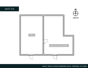 18425 Burbank Blvd, Tarzana, CA for lease Floor Plan- Image 1 of 1