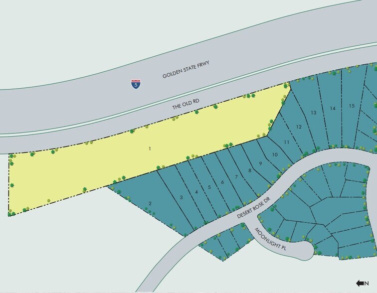 TBD The Old Rd, Castaic, CA for sale - Site Plan - Image 2 of 2