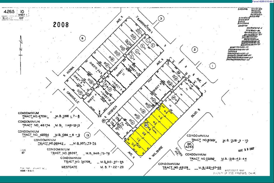 11755 Wilshire Blvd, Los Angeles, CA for lease - Plat Map - Image 2 of 20