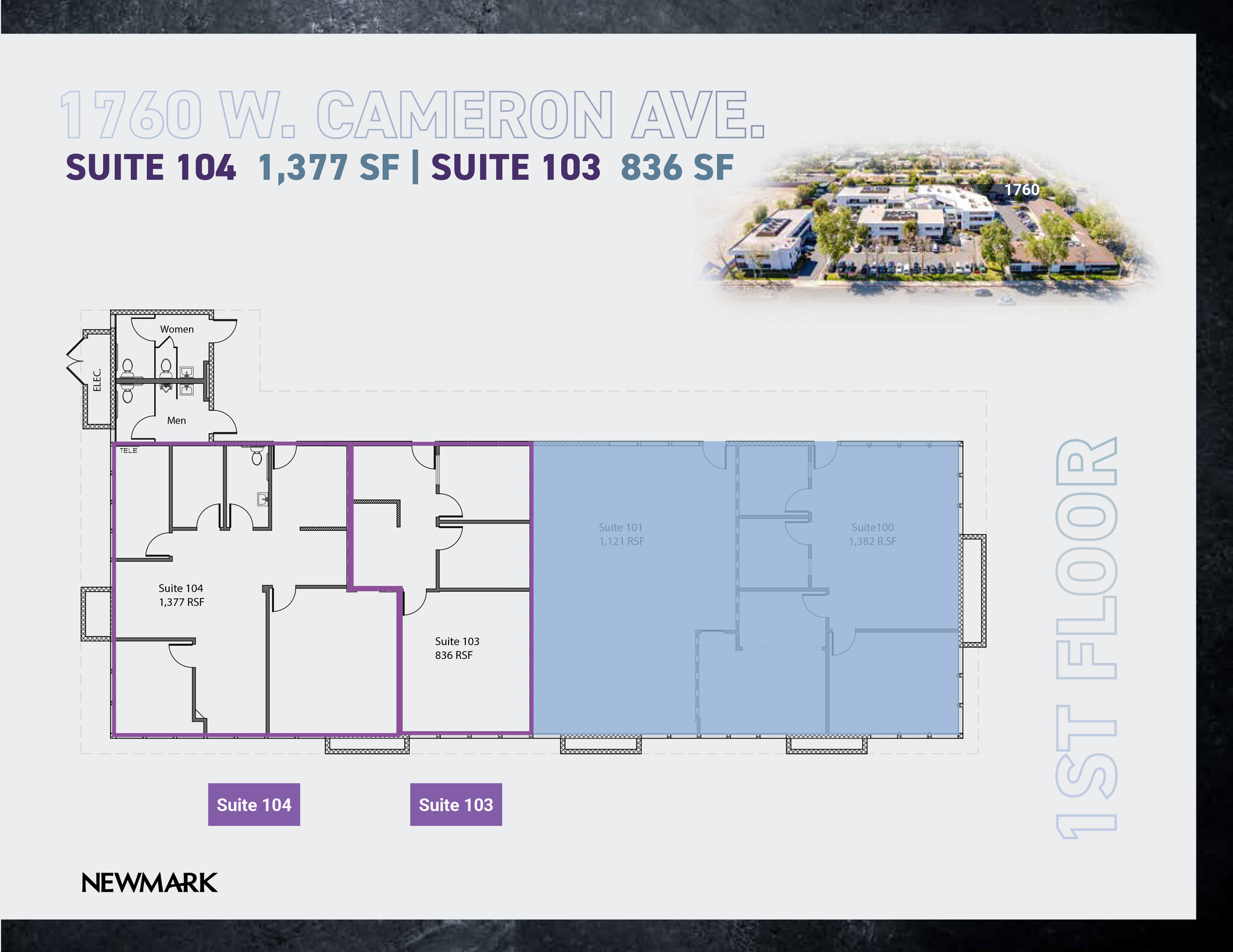 1710 W Cameron Ave, West Covina, CA for lease Floor Plan- Image 1 of 1