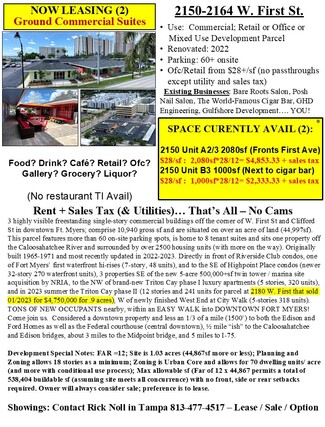 More details for 2150 W 1st St, Fort Myers, FL - Office/Retail for Lease