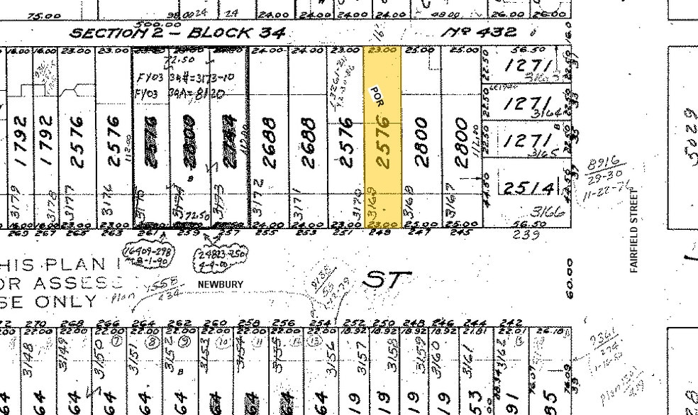 249 Newbury St, Boston, MA for sale - Plat Map - Image 3 of 8