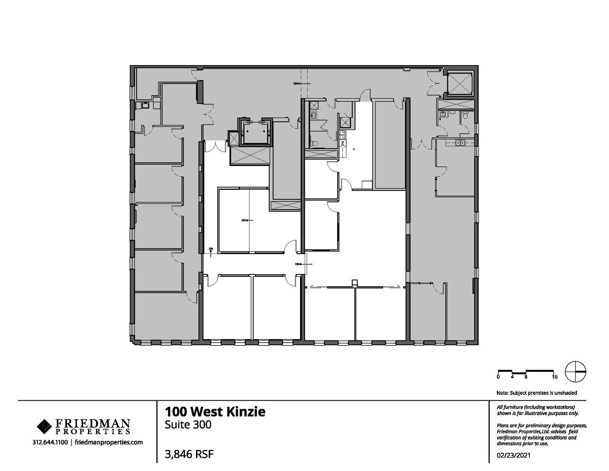 100 W Kinzie St, Chicago, IL for lease Floor Plan- Image 1 of 6